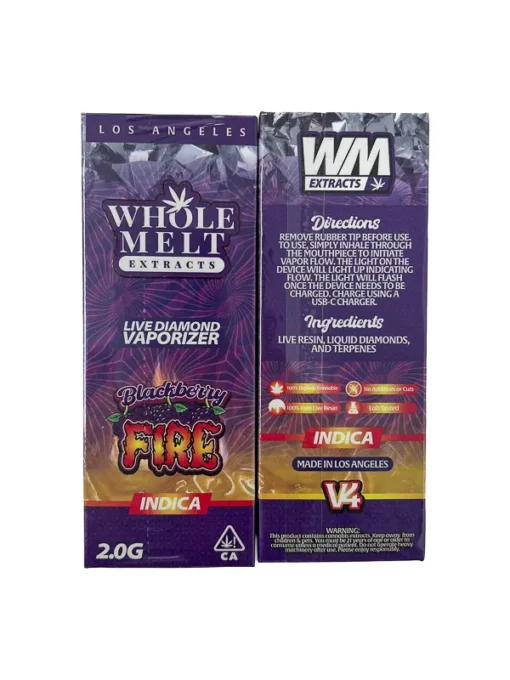 Whole Melt Extracts Blackberry Fire